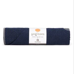 Manduka Yogitoes Yoga Towel for Mat - Midnight